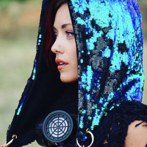 Black Sheep Movement Mermaid Sequin Festival Hood